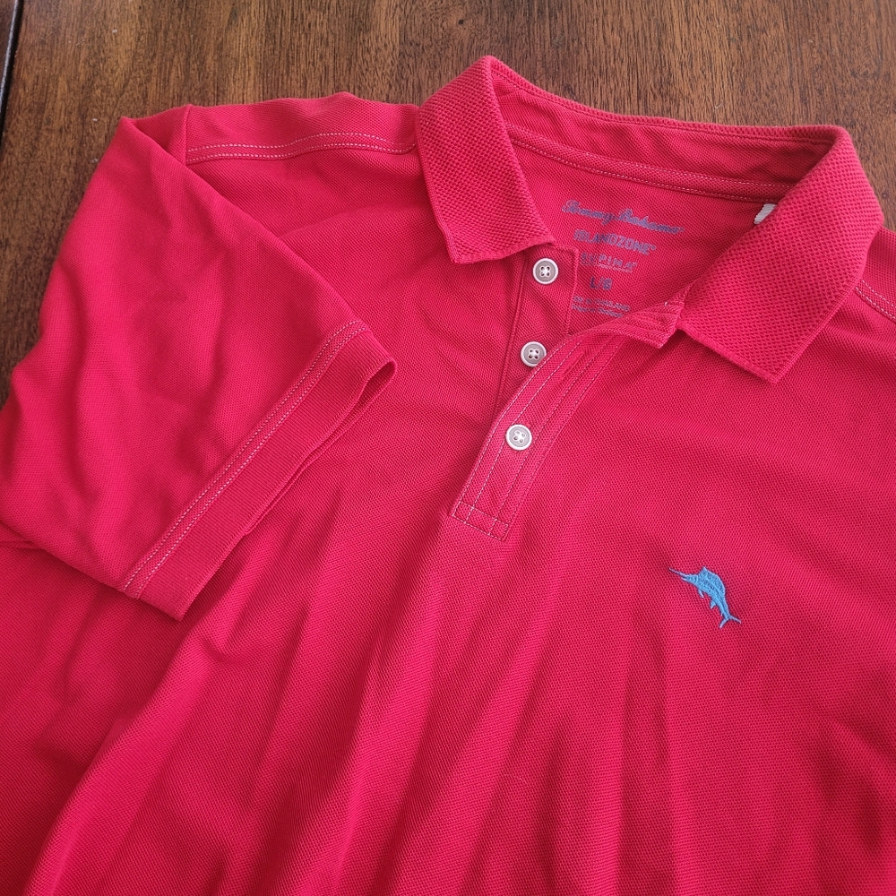 Tommy Bahama Islandzone Supima Men's Polo Shirt Size Large
